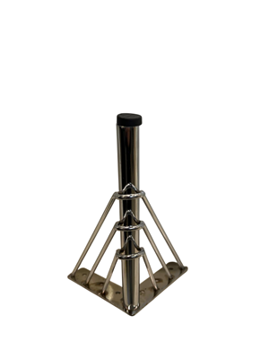 Tel Ayak Metal 18 Cm Krom