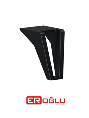 İnox Ayak 15cm Mat Siyah